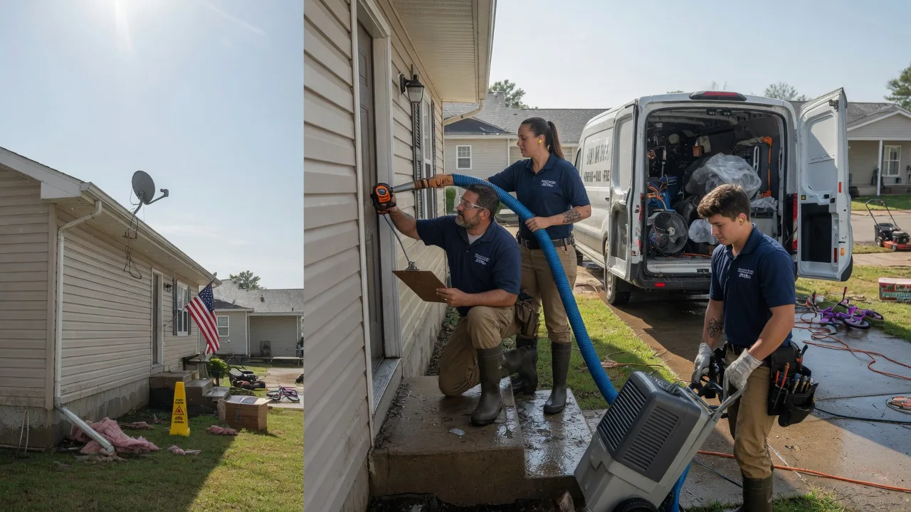 Ceiling Water Damage Restoration in Vergas, MN near me